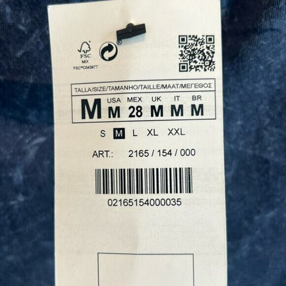 NWT Zara Flag America Stripped Stars Tee Shirt Size M - Picture 6 of 8